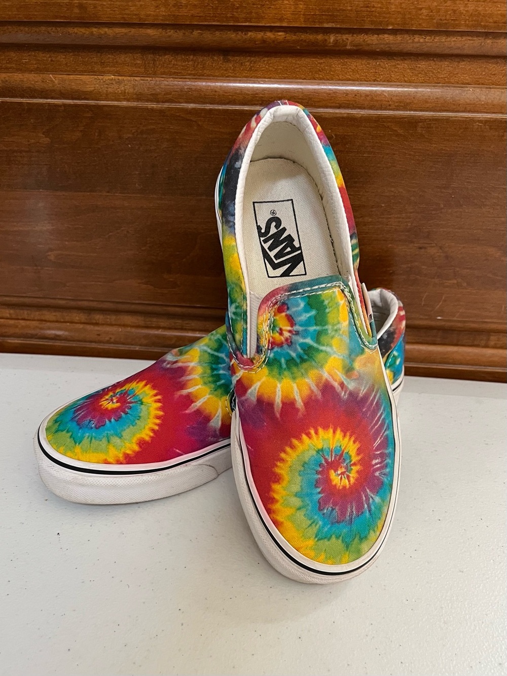 Vans Tie-Dye Slip-On Sneakers - Multi Color